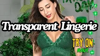 Transparent Lingerie Try On Haul Womens Lingerie Set