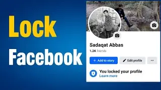 How to lock facebook profile