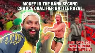 Money In the Bank Second Chance Qualifier Battle Royal Monday Raw Night Laredo Tx 2022