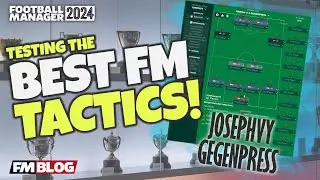 FM24 Tactics - JosephVY 4222 GegenPress | The Best Tactics of Football Manager 2024