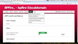 BPFire create LoxiLB virtual IP load balancer