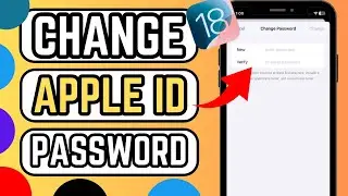 How to change apple id password if forgotten 2024 / iOS 18 / iPhone