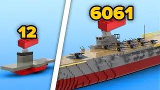 LEGO AIRCRAFT CARRIERS in Different Scales | Comparison