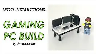 LEGO MOC with Tutorial: Gaming PC Build