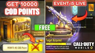 How to Get 10000 Cod Points CP Special Rebate Event + Free Legendary M4 Target Acquired Event Codm