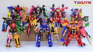 All Super Sentai NEOGen Robo Main DX Gattai Robo 2011 - 2020! スーパー戦隊ロボ! 2011 - 2020!