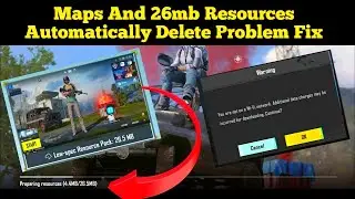 bgmi 26mb update problem fix | bgmi automatic delete file problem fix | bgmi problem solve