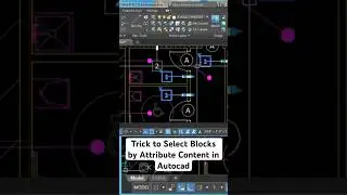 Trick to Select Blocks by Attribute Content in Autocad