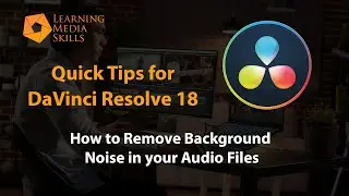 How to Remove Background Audio Noise in Davinci Resolve