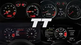 Audi TT - ACCELERATION Battle - (mk1 vs mk2 vs mk3)