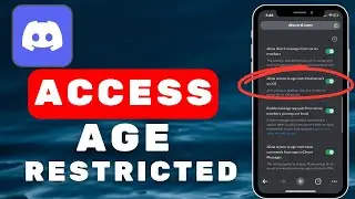 How To Access Age Restricted Channel On Discord on iOS | Easy Steps 2024