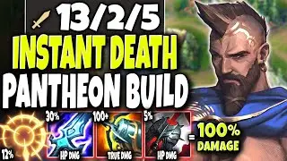 This New Pantheon Season 11 Build INSTANT KILL ALL with W 🔥 LoL Top Pantheon Preseason s11 Gameplay