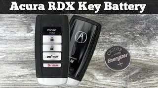 How To Change ACURA RDX Remote Fob Key Battery 2016 - 2021 Remove Replace RDX Remote Start Batteries