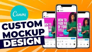 Design a Phone Mockup in Canva - African Geek | Canva Tutorial for Beginners