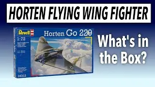 HORTEN Go 229 FLYING WING JET FIGHTER BY REVELL - whats in the box?