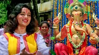 Ganpati Bappa Agle Baras Tum Jaldi Aana | Aasoo Bane Angaarey | Madhuri Dixit | Lata Mangeshkar