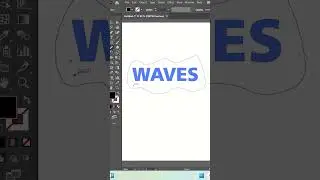 🔴🔵 Wave Effect for Text in Illustrator - Creative Typography Tutorial🔴🔵