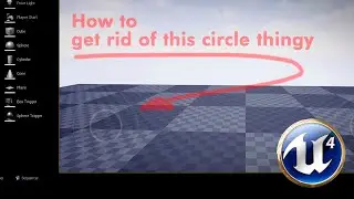 How to remove circles from Unreal Engine Viewport (In About a Minute)