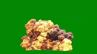 Bomb Blast Green Screen video