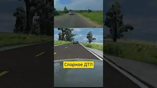 Спорное ДТП. Кто-то знает ПДД? Кто виновник⁉️ BeamNG drive #short #shorts