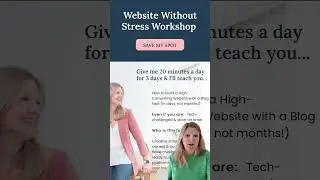 Free Website Workshop