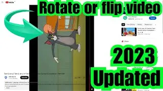 How to rotate or flip youtube video on laptop/PC 2024