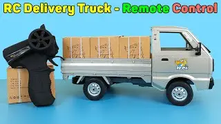 RC Delivery Truck - Remote Control WPL D12, Simulation Classic Model | Unboxing And Review