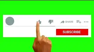 1.Like Subscribe Bell On FREE Green Screen!