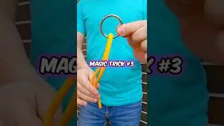 RING and ROPE Magic🪄 3 Easy Tricks TUTORIAL 🔥