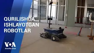 Qurilishda ishlayotgan robotlar