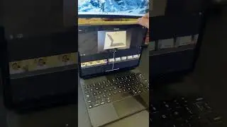 Editing a video while using the magic keyboard for the iPad