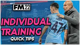 FM22 INDIVIDUAL TRAINING | MAXIMISE YOUR WONDERKID | FOOTBALL MANAGER 2022 |