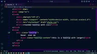 TOOLTIP CON HTML Y CSS