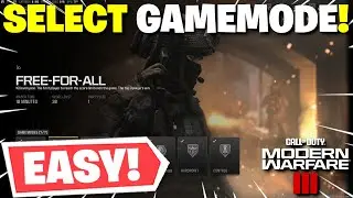 Modern Warfare 3 - How To Select Gamemodes In MW3 - How To Filter The Quick Play Modes!