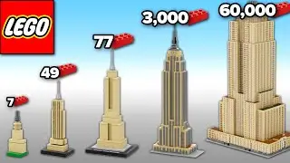 LEGO Empire State Building in Different Scales | Comparison