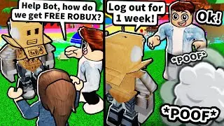 I pretended to be a Roblox HELP BOT and gave people AWFUL help...