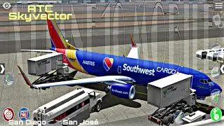 San Diego🛫🛬San José/ATC/Skyvector/X Plane 10 Mobile