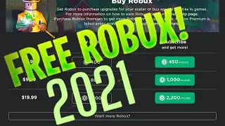 How to Get FREE ROBLOX ROBUX 2021