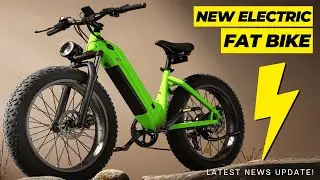 All-New Electric Fat Bikes w/ Knobby 26-by-4 Inch Tires for 2025