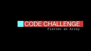 PHP Code Challenge - Flatten an Array