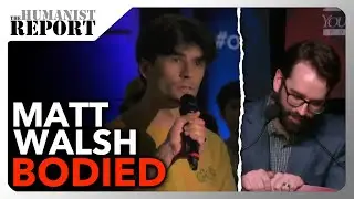 Matt Walsh Abruptly Cuts Off Student Who Dismantles His Transphobic Worldview Effortlessly