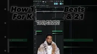 How To Make Beats For Key Glock & 21 Savage #shorts #flstudio