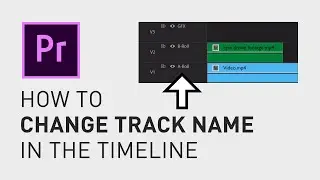 How to change name on video tracks