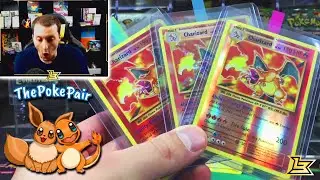 INSANE TRIPLE CHARIZARD PULL! Opening 10 XY Evolutions Booster Packs (Pokemon Cards Opening)