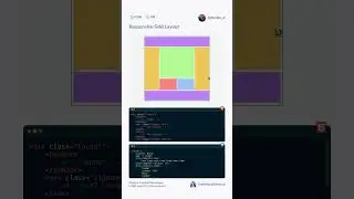 Create responsive dashboard layout using #css 🚀 #coding #webdesign #css3 #webdevelopment #html