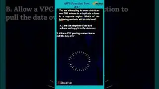 AWS Certificate Que 27 #continuoustesting #awscertification #awsassociate #cloudcomputing