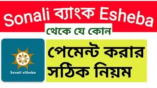 Sonali bank e sheba। sonali esheba payment system। sonali sheba online payment 2024