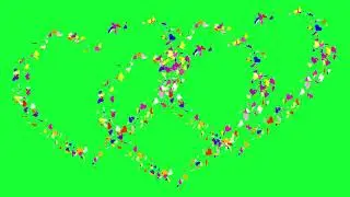 Love Animation Effects Moving Heart Video HD | Green Screen Effects