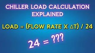 Chiller Load Calculation Breakdown | Explanation | Animation | #hvac #hvacsystem #hvacmaintenance