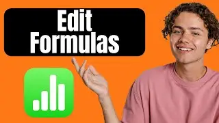 How to Edit Formula in Apple Numbers Spreadsheet